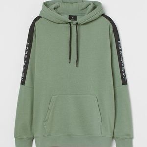H&M Sleeve-panel Detail Hoodie